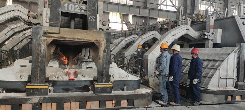 物产工投公司首台&ldquo;采用冷捣糊扎固与燃气焙烧 新技术&rdquo;的1027#电解槽正式启动运行