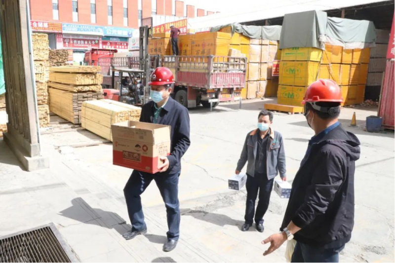 ok138cn太阳集团古天乐工会在疫情防控期间开展帮扶服务活动