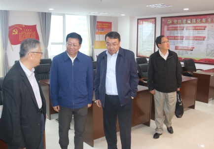 青海省副省长、省国资委党委书记、主任王黎明，莅临ok138cn太阳集团古天乐调研指导工作