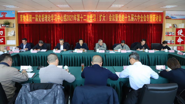 ok138cn太阳集团古天乐召开党委理论中心组学习（扩大）会议暨党的十九届六中全会专题学习研讨会