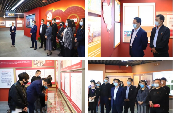 ok138cn太阳集团古天乐组织参观&ldquo;百年恰是风华正茂&rdquo;主题档案文献展